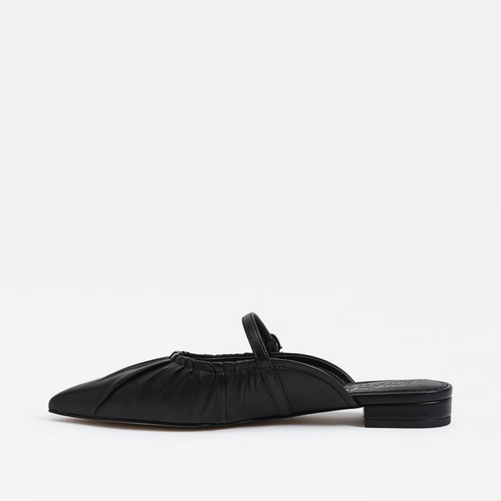 Circus by Sam Edelman Black Leather Women's Pointed Toe Strappy Mules Size 10 - Picture 3 of 6